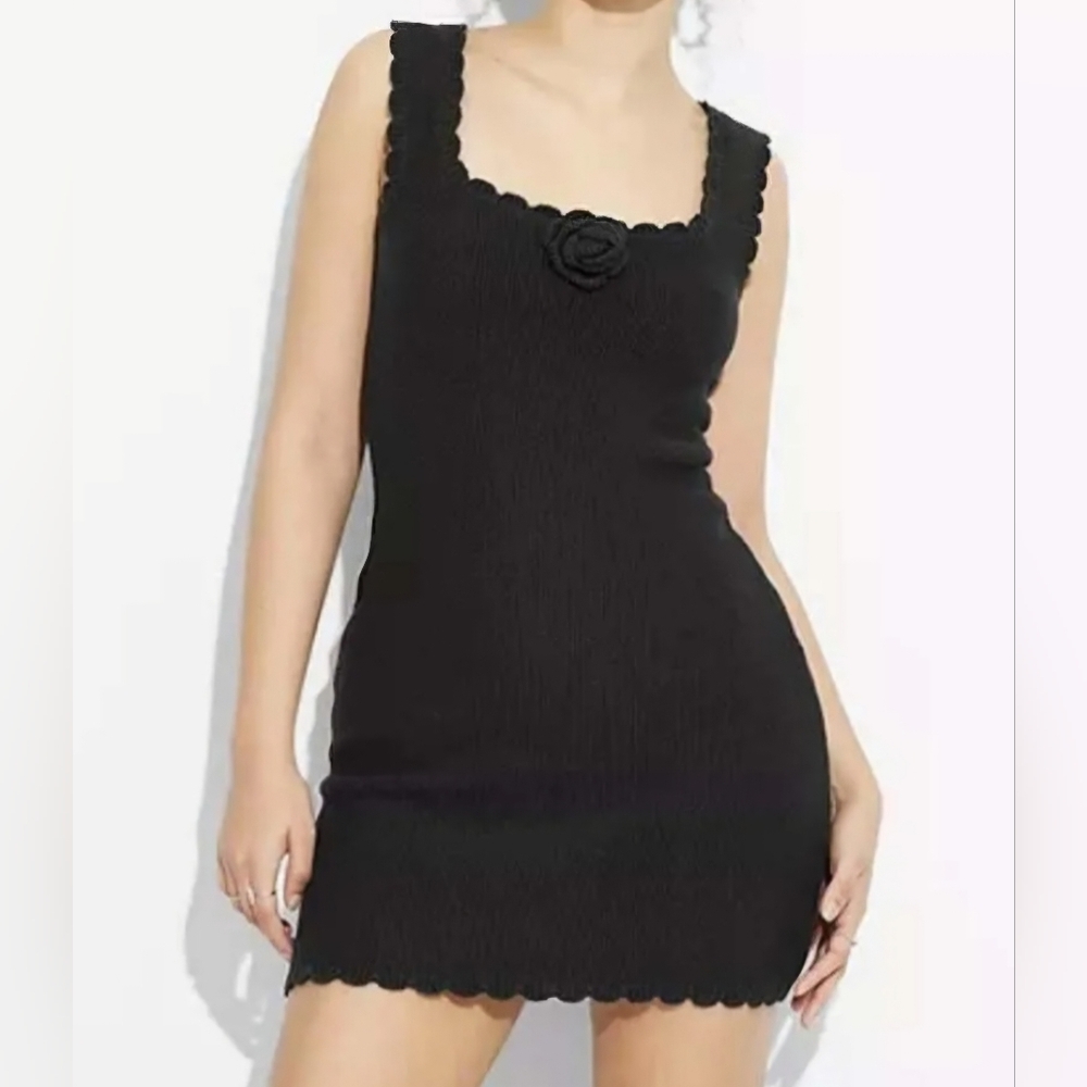 Target Wild fable Rosette mini sweater dress